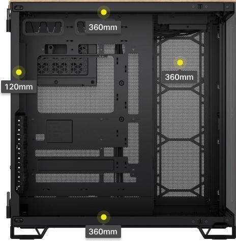 Actual product image Corsair 6500X (ATX, Mini-ITX, mATX)