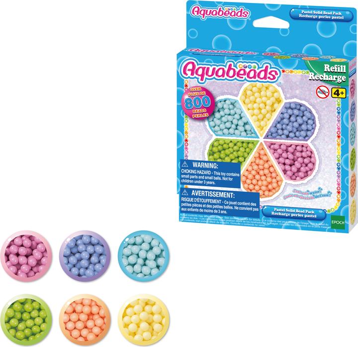 Actual product image Aquabeads AQB pastel beads