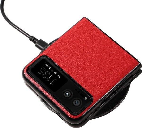 Image du produit MU Classic Série de couvertures de livres en cuir Litchi (Motorola Razr 40)