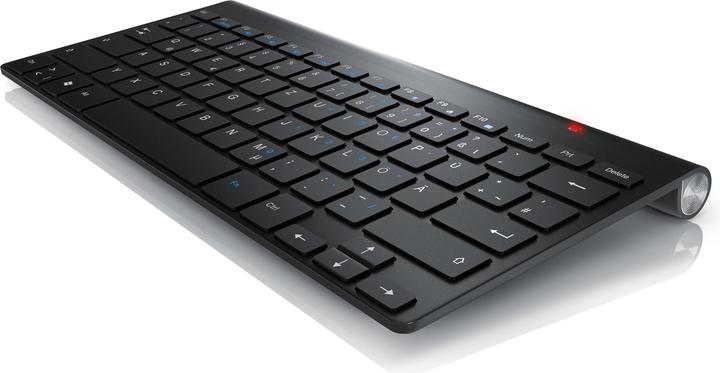 Produktbild Aplic Wireless Tastatur, kabelloses Slim Keyboard 2,4GHz, Windows Tastaturlayout, QWERTZ Layout (DE, Kabellos)