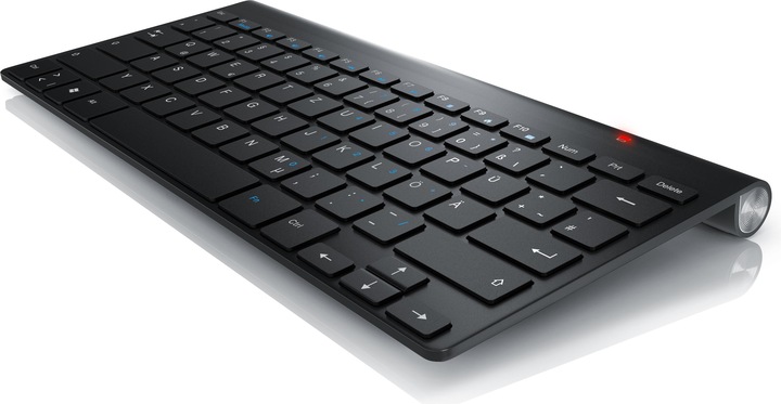 Produktbild Aplic Wireless Tastatur, kabelloses Slim Keyboard 2,4GHz, Windows Tastaturlayout, QWERTZ Layout (DE, Kabellos)
