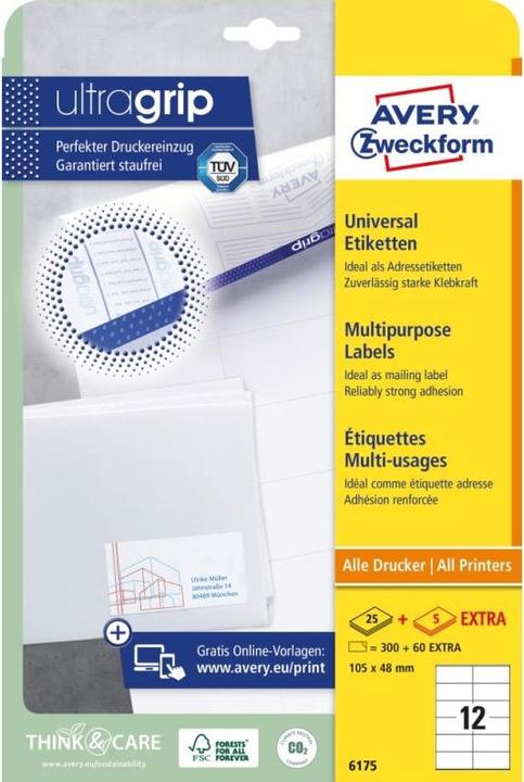 Produktbild Avery Universal-Etiketten