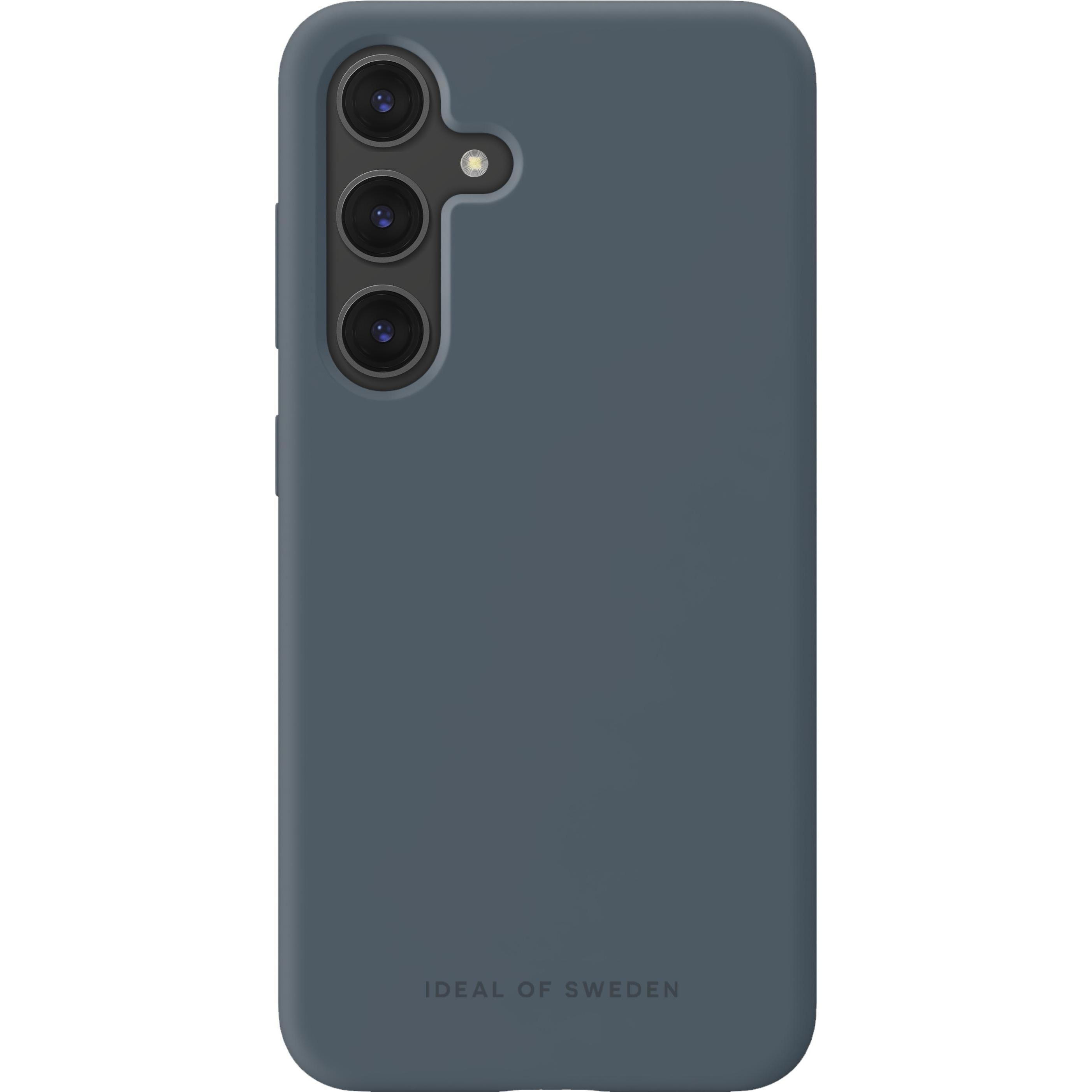 iDeal Of Sweden Designer Silicone-Cover Midnight Blue (Samsung Galaxy S24), Smartphone Hülle, Blau