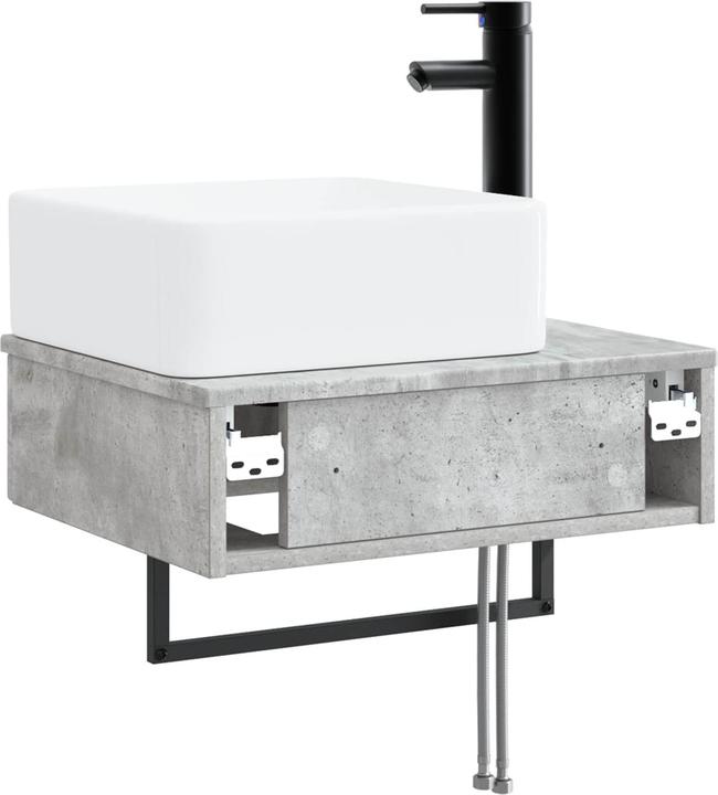 Actual product image vidaXL Wandmontiertes Waschbecken (390 mm, 500 mm)