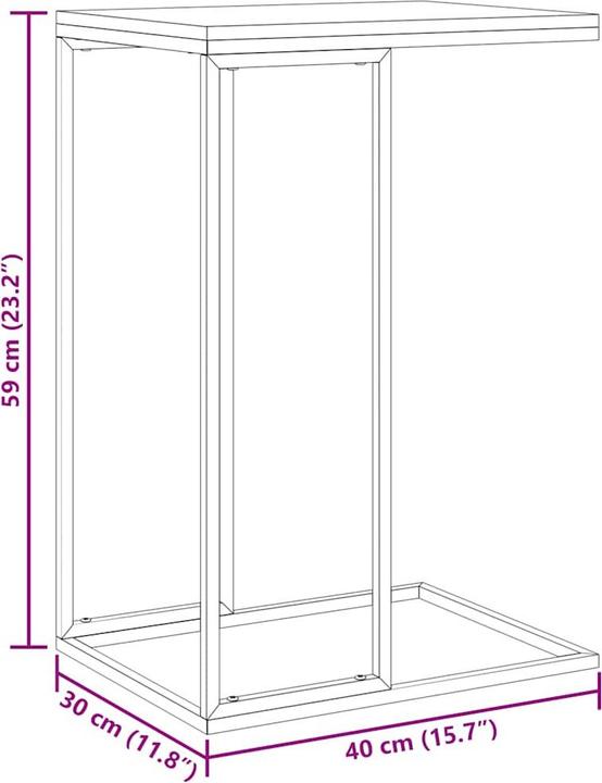Image du produit vidaXL Couchtisch