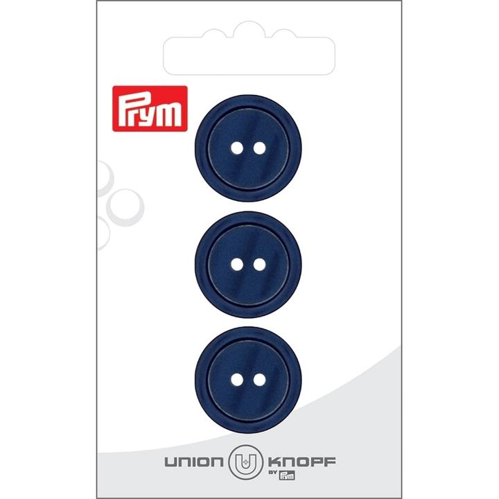 Immagine prodotto Prym Bottoni in poliestere da 20 mm, 3 pezzi, blu navy