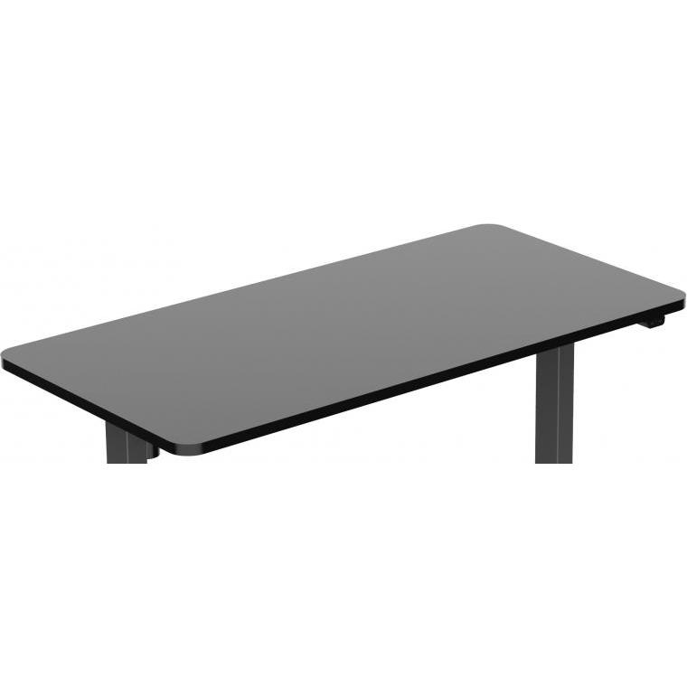 Jet-Line, Schreibtisch, Tischplatte 140x70 cm schwarz (140 x 70 cm)