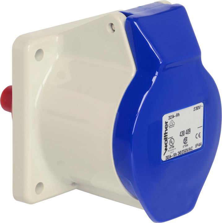 Actual product image Walther Werke WAL 430409 Junction box straight32A 4P 230V 9h IP44