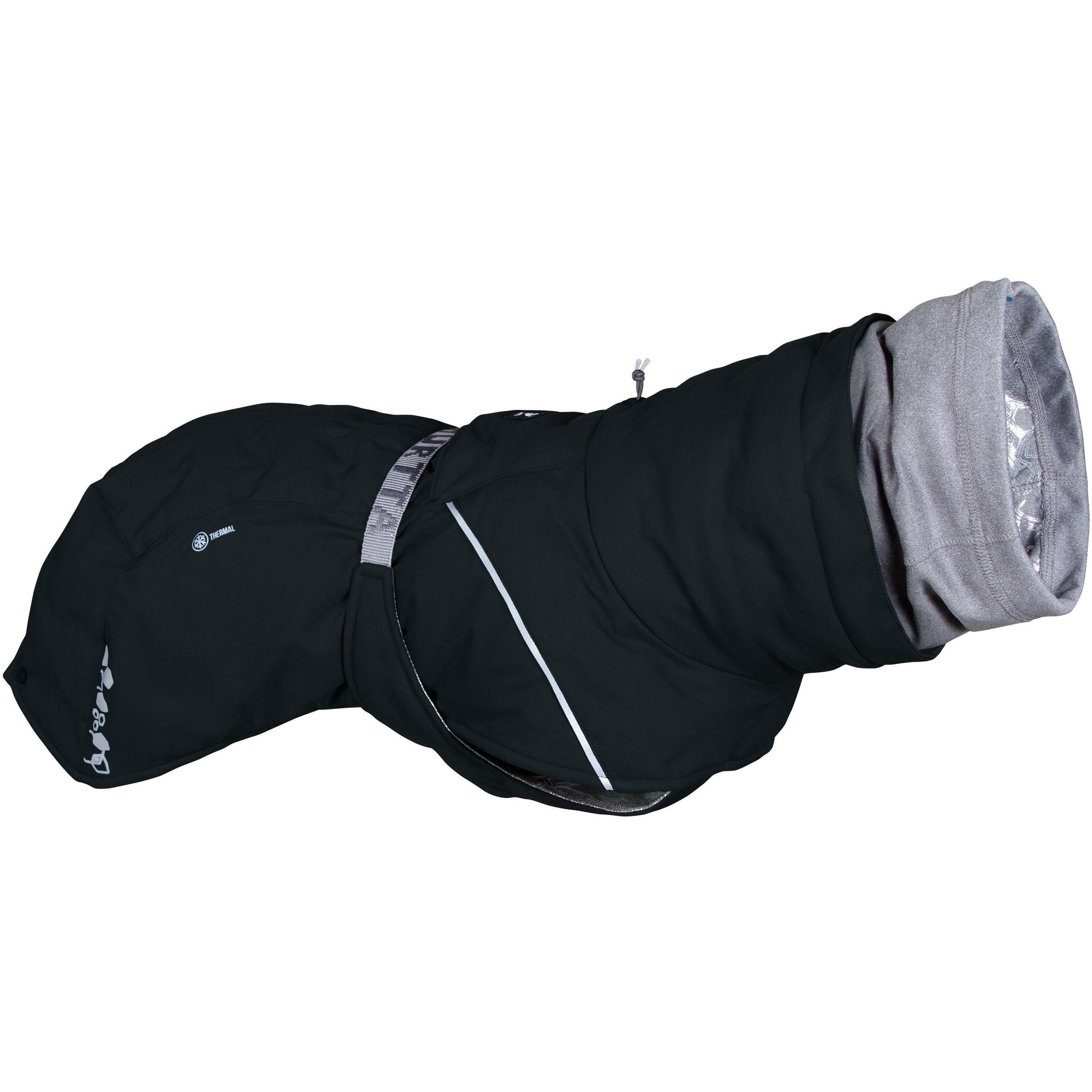 Hurtta Extreme Warmer V3 Eco Schwarz, 55 cm (55, Hundemantel), Hundebekleidung