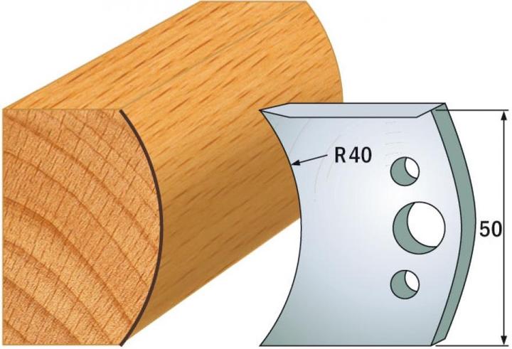 Actual product image CMT 691.555 Gegenmesserpaar Höhe 40 mm Nummer 555