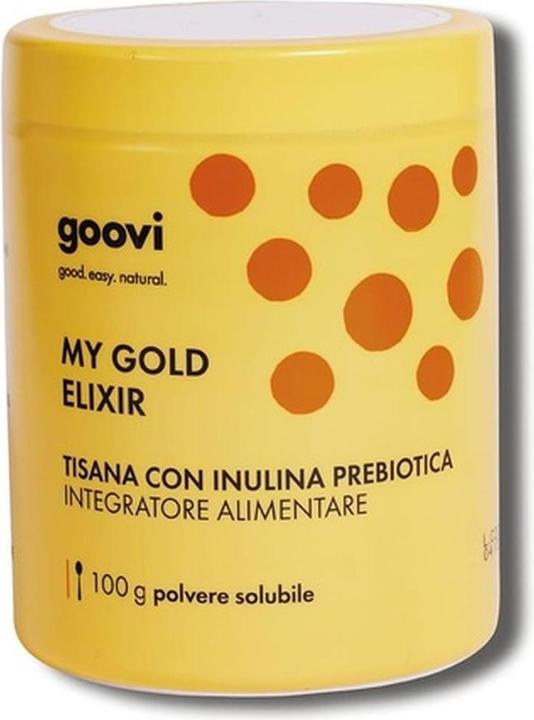 Goovi MY GOLD ELIXIR Teeaufgusspulver präbiotisch italienisch Plv (1 Stück, Pulver, 159 g)