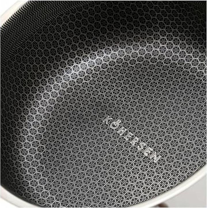 Image du produit Kohersen Garnek z pokrywką Black Cube 24cm (24 cm, Casserole, Aluminium, Acier inoxydable)