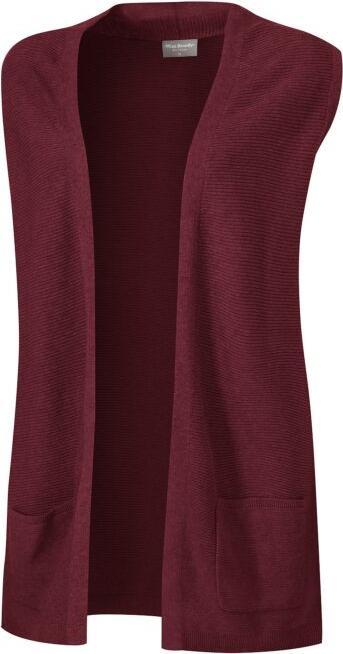 Image du produit Beverly Cardigan, sans manches, structure côtelée (S)