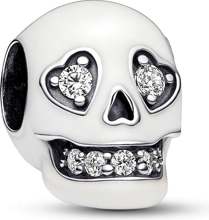 Immagine prodotto Pandora Ciondolo teschio scintillante fosforescente (Argento 925, Smalto)