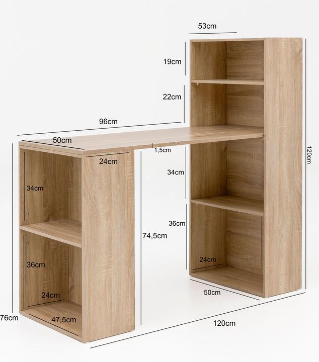 Image du produit FineBuy Meris (120 x 53 x 120 cm)