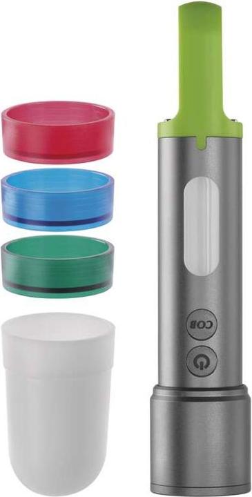 Actual product image Emos LED Aufladbare Metall-Taschenlampe, 600 lm, 1 200 mAh (16 cm, 600 lm)