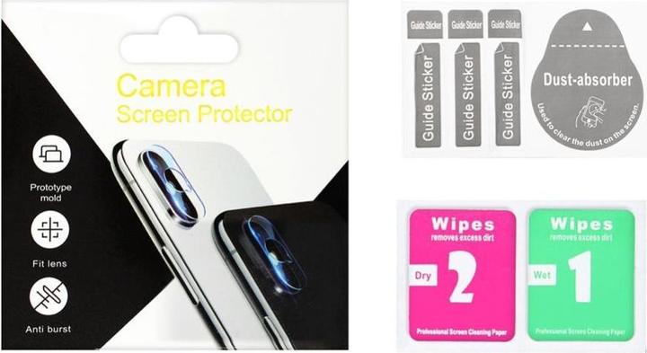Actual product image OEM Protective glass Tempered Glass for Camera Lens Full Cover - for SAM S25 Ultra (1 pcs., Samsung Galaxy S25 Ultra)