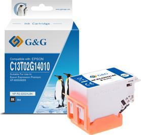 G&G compatible ink with C13T02G14010, NP-E-0202XLBK, black (FC)