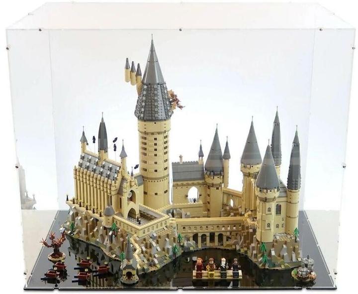 Actual product image iDisplayit Acrylic display for LEGO® 71043 Harry Potter Hogwarts Castle (with black base)