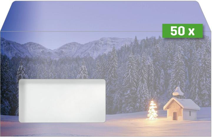 Actual product image Sigel Weihnachtsbriefumschläge (C6/5, DIN long, 50 x)