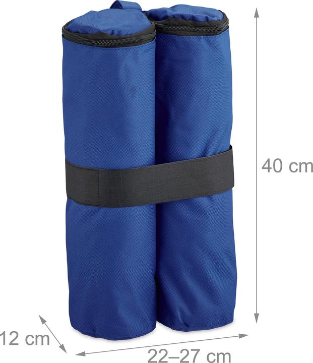 Actual product image Relaxdays pavilion sandbags (1.50 cm, 42 cm)