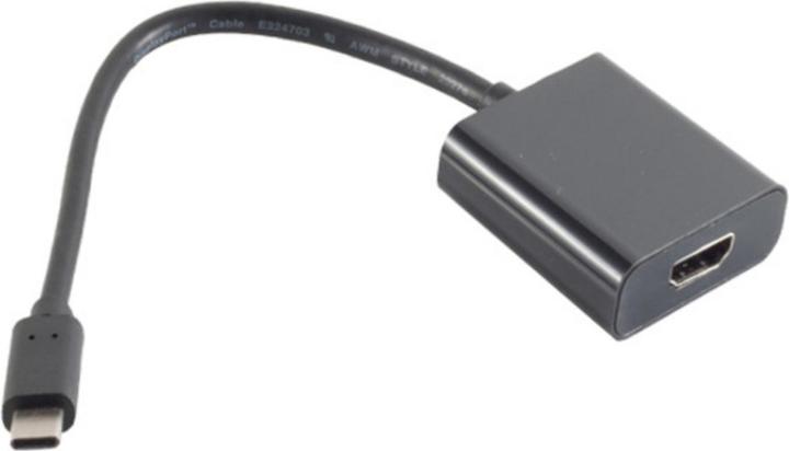 Shiverpeaks S-Conn 14-05005 USB C HDMI Type A (standard) noir Adaptateur de câble vidéo (HDMI, 12 cm)