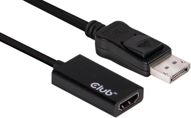 Club 3D DisplayPort – HDMI (0.20 m, DisplayPort, HDMI, 1.4)