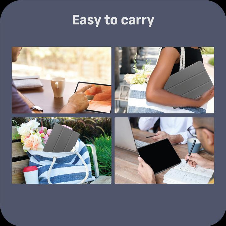 Produktbild Cazy Premium Smart Hülle Kompatibel mit Samsung Galaxy Tab S7 FE - Schutz Etui Hülle - Automatischem (Galaxy Tab S7 FE)