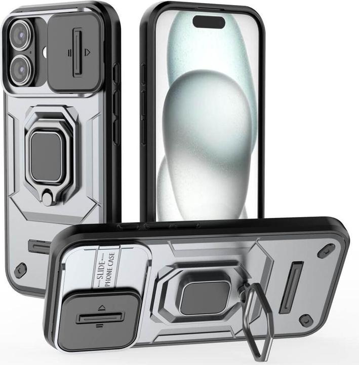 Image du produit Cover-Discount iPhone 16 - Armor Case avec kickstand (Apple iPhone 16)