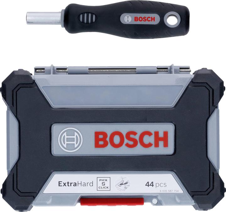 Actual product image Bosch Professional Zubehör Screwdriver bit set, 45 pieces (Hexagonal, Cross Phillips PH, Cross Pozidriv PZ, Hexagon socket TX)