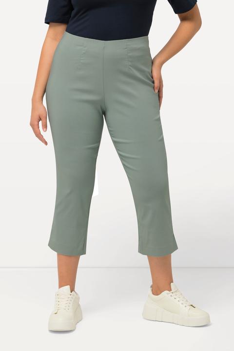 Immagine prodotto Ulla Popken Pantaloni di bengalina elasticizzata, lunghi fino al polpaccio, con cintura elastica (66)