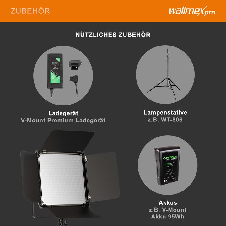 Produktbild Walimex pro LED Niova 100-F Pro Bi Color (Flächenleuchte)