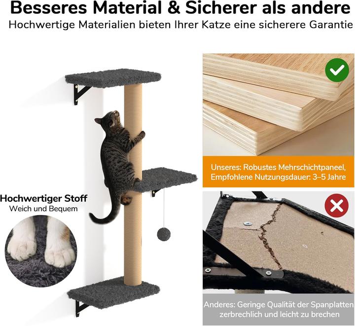 Immagine prodotto Fukumaru Kletterwand Set (Grigio)