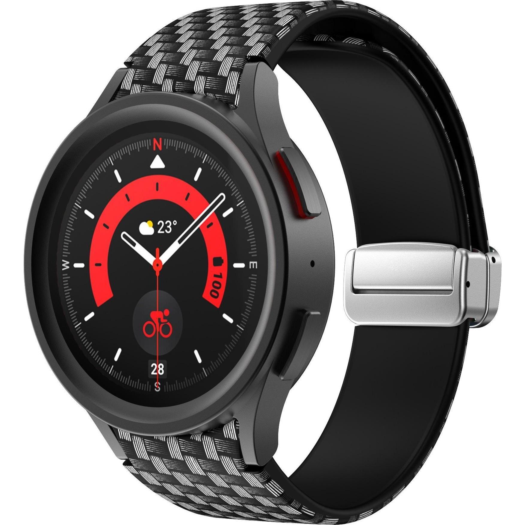 Strap-it Armband (Silikon, Galaxy Watch 5 Pro), Uhrenarmband