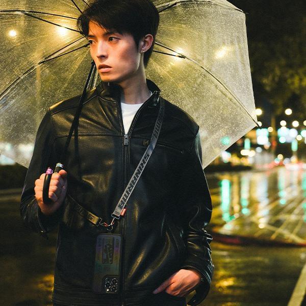 Actual product image Skinarma Scout Universal phone lanyard gray