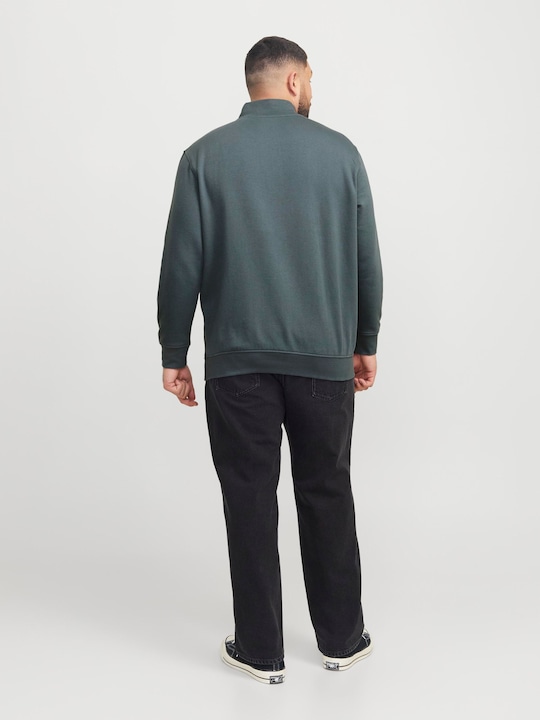 Produktbild Jack & Jones Plus Size Gedruckt Sweatshirt mit halbem Reissverschluss Sweatshirt mit halbem Reissverschluss (6XL)