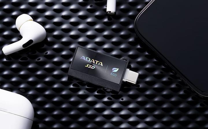 Actual product image Adata SSD 512GB External SC730 U3.2 Gen2 Black (0.51 TB)