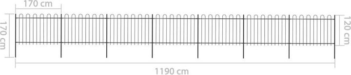 Produktbild vidaXL Zaunpaneel