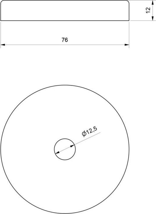 Produktbild Werkstarck Abdeckrosette (Edelstahl V2A)