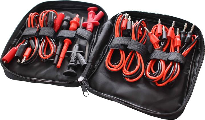 Produktbild Peaktech Messzubehör-Set, P 8201, für Labornetzgeräte mit 4 mm Steckern