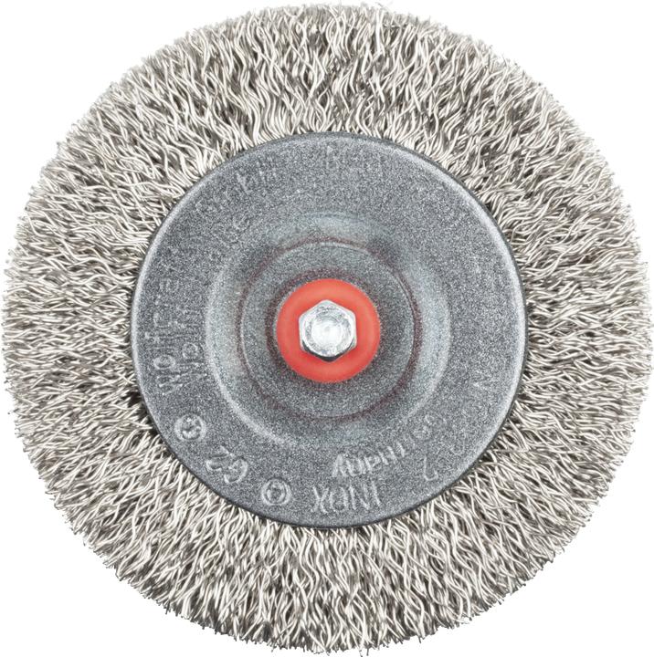 Produktbild wolfcraft 1 Edelstahldraht-Scheibenbürste ø75x12mm