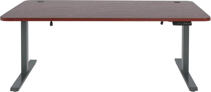Produktbild Swisshandel24 Schreibtisch, Computertisch, elektrisch höhenverstellbar 160x80cm 53kg Kirsch-Dekor, anthrazit-gra (160 x 80 x 121 cm)