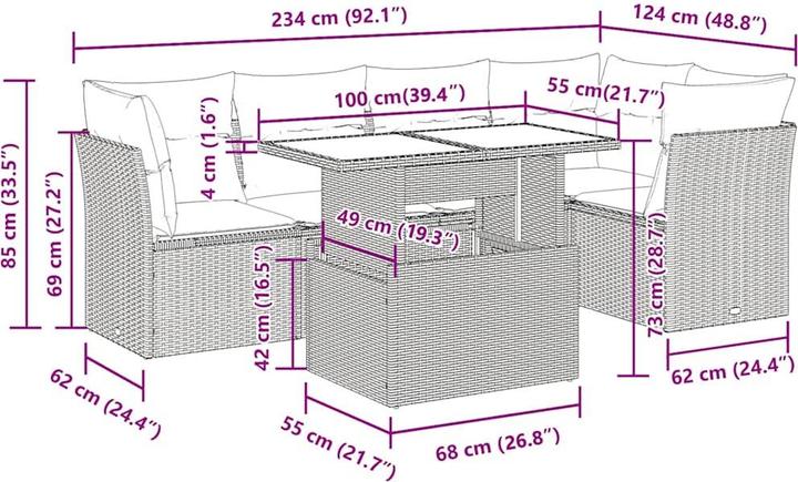 Produktbild vidaXL Princeton