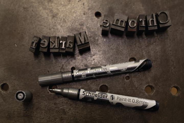 Produktbild Schneider 2 Paint Lackmarker chrom 0,8 - 2,0 mm (2x)