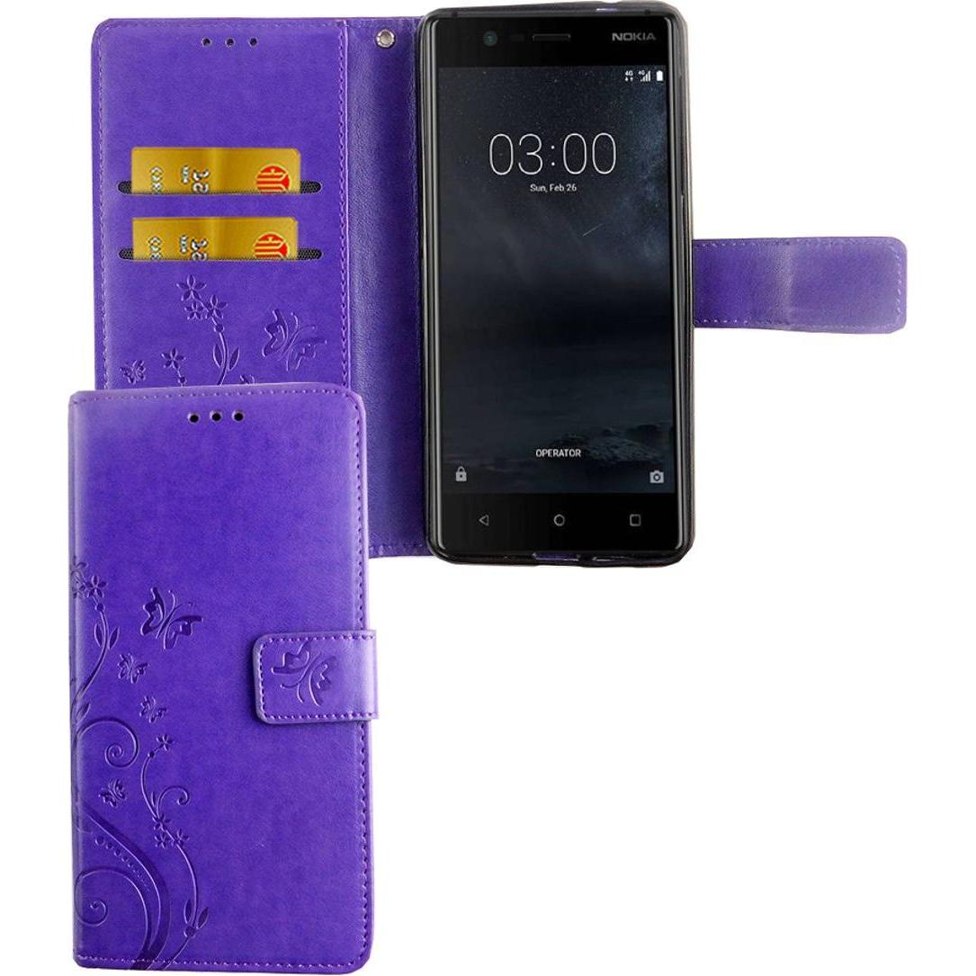Thumbnail - König Design Hülle Handy Schutz für Nokia 3.1 Case Cover Tasche Wallet Etui Handyhülle Bumper (Nokia 3.1), Smartphone Hü...