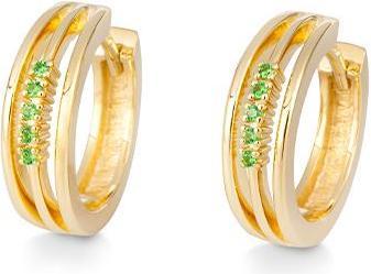 Image du produit Breuning Boucles D'Oreilles - Tsavorite (585, - Or)