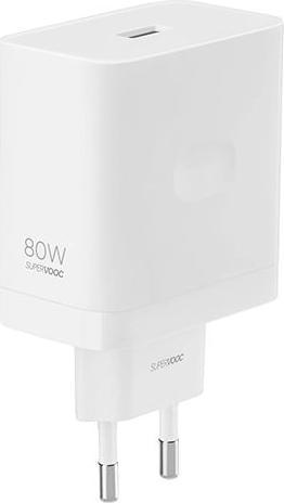 realme 80W USB-A SuperVooc Adapter - White (80 W)