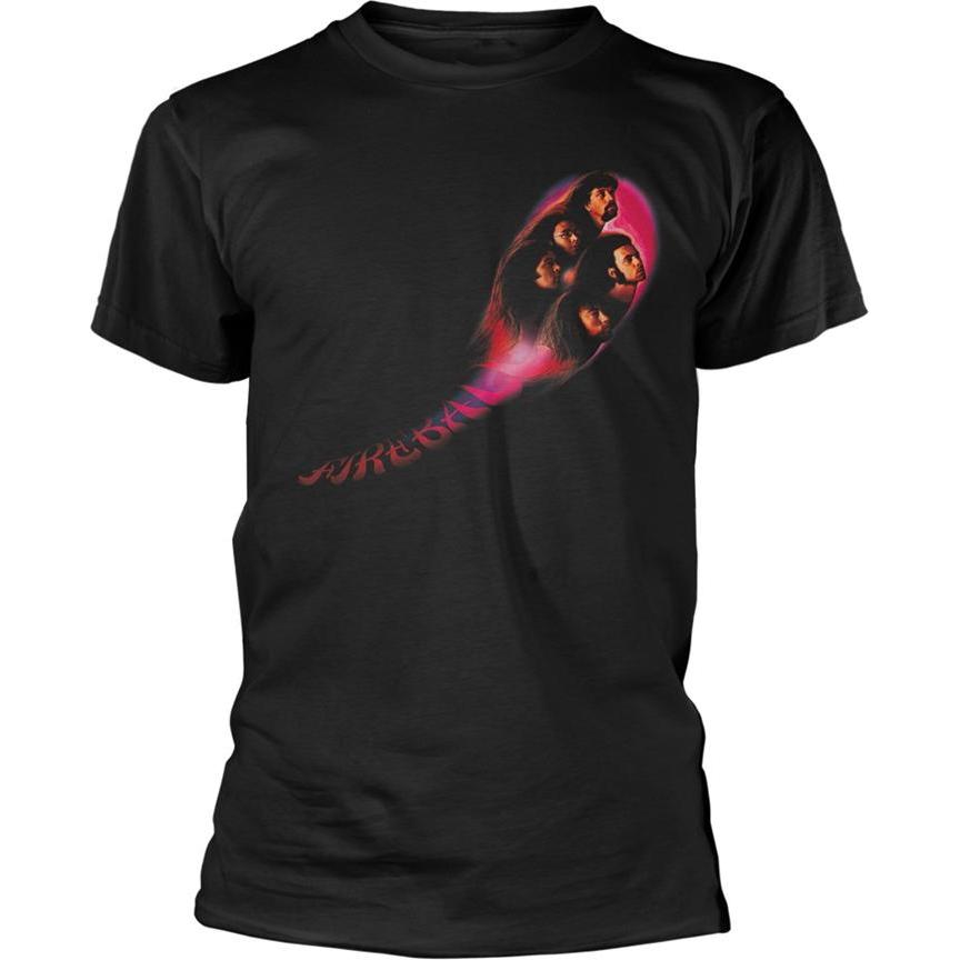 Deep Purple, Uomini, Maglietta, Fireball Band Logo T Shirt M, Nero, (M)