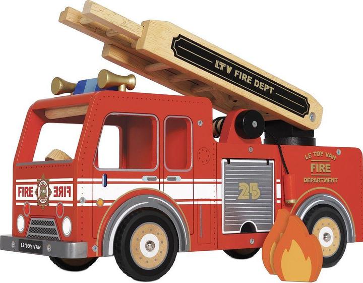 Actual product image Le Toy Van Fire department car set