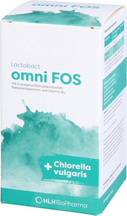 Actual product image Lactobact omni FOS capsule (60 Piece, Capsules, 61 g)